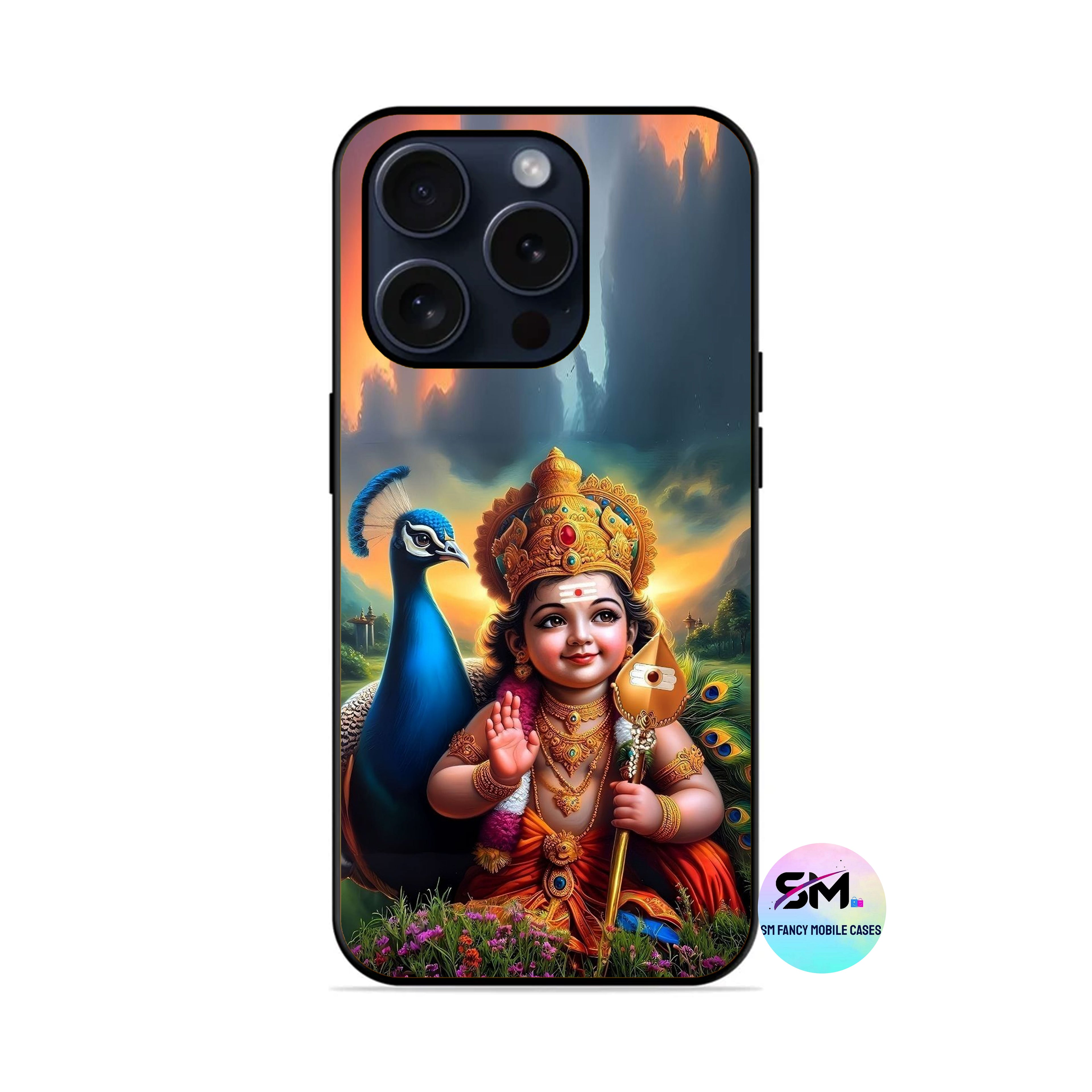 MURUGAR WITH PEACOCK DEVOTIONAL CASES